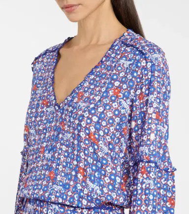 Poupette St Barth Ilona printed minidress | Thumbnail 4