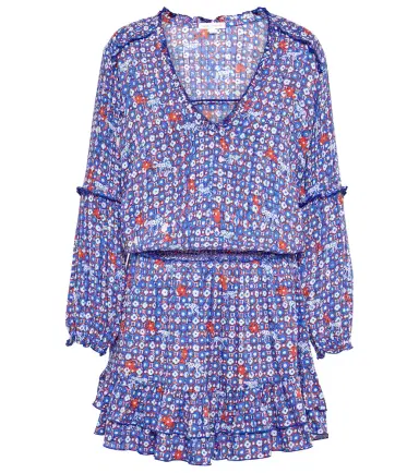 Poupette St Barth Ilona printed minidress | Thumbnail 1