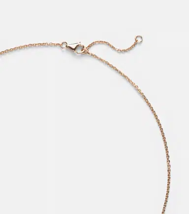 Repossi Serti Sur Vide 18kt rose gold necklace with diamond | Thumbnail 3 Repossi Serti Sur Vide 18kt rose gold necklace with diamond | Thumbnail 3