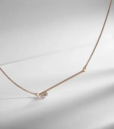 Repossi Serti Sur Vide 18kt rose gold necklace with diamond | Thumbnail 6 Repossi Serti Sur Vide 18kt rose gold necklace with diamond | Thumbnail 6