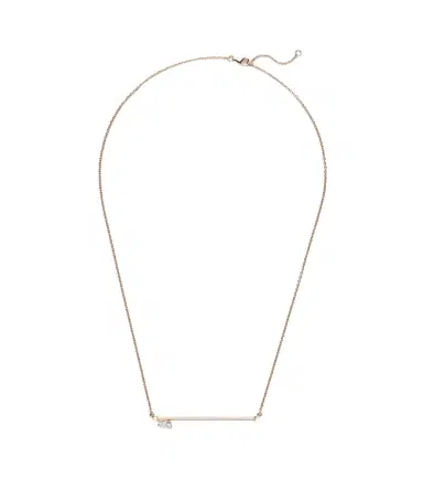 Repossi Serti Sur Vide 18kt rose gold necklace with diamond | Thumbnail 1 Repossi Serti Sur Vide 18kt rose gold necklace with diamond | Thumbnail 1