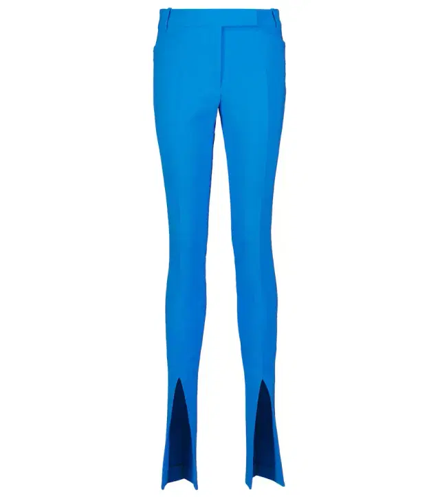 The Attico Freja high-rise techno crêpe pants