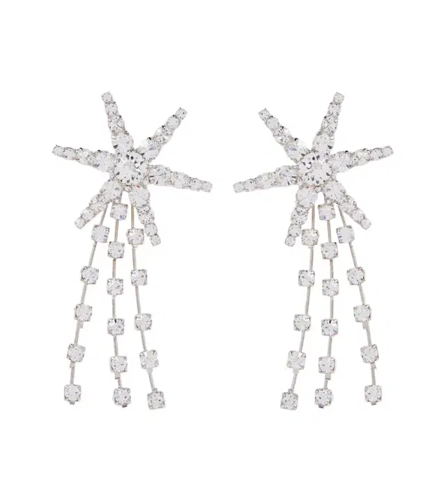 Jennifer Behr Comet crystal-embellished earrings