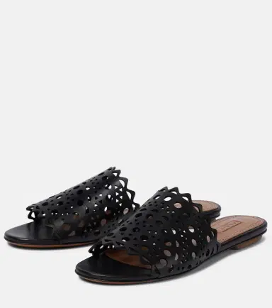 Alaïa Alaïa Leather sandals | Thumbnail 3