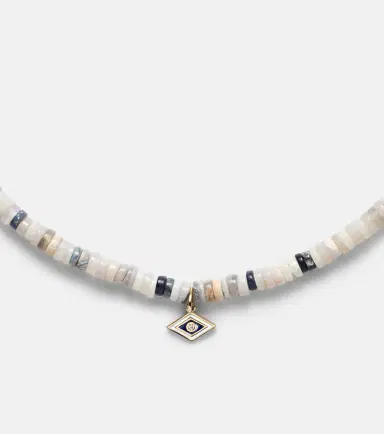Sydney Evan 14kt yellow gold beaded choker | Thumbnail 3 Sydney Evan 14kt yellow gold beaded choker | Thumbnail 3