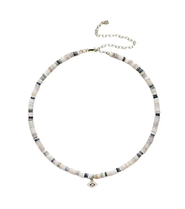 Sydney Evan 14kt yellow gold beaded choker