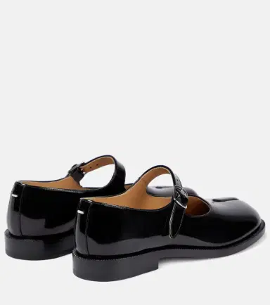 Maison Margiela Tabi patent leather Mary Jane flats | Thumbnail 4