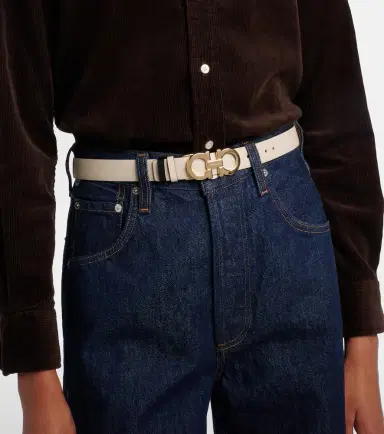 Ferragamo Gancini reversible leather belt | Thumbnail 2