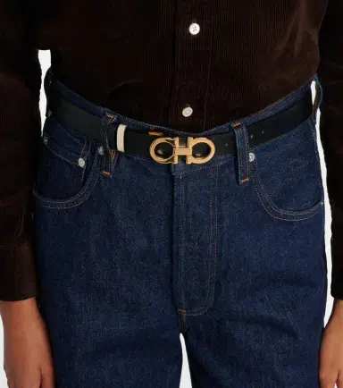 Ferragamo Gancini reversible leather belt | Thumbnail 5