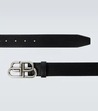 Balenciaga BB Large leather belt | Thumbnail 2