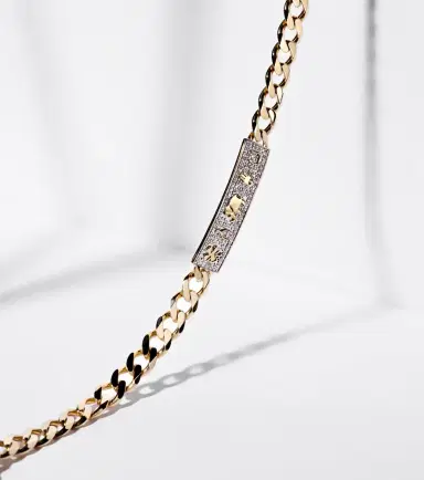 Sydney Evan Luck 14kt yellow gold chain bracelet | Thumbnail 5