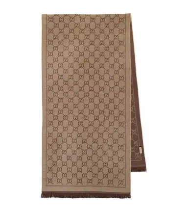 Gucci GG wool jacquard scarf | Thumbnail 1