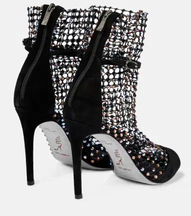 René Caovilla Galaxia embellished suede sandals | Thumbnail 2