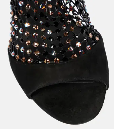 René Caovilla Galaxia embellished suede sandals | Thumbnail 3