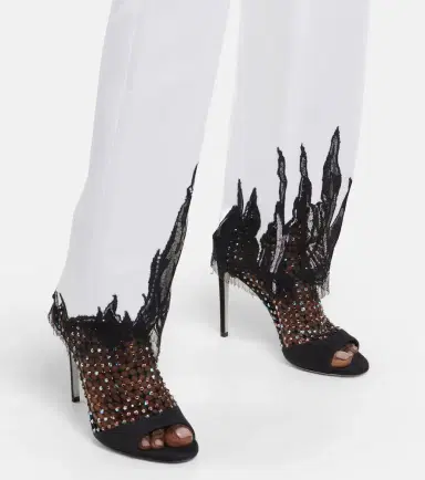René Caovilla Galaxia embellished suede sandals | Thumbnail 5