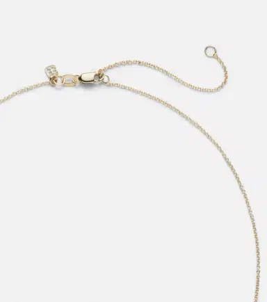Sydney Evan Love 14kt gold necklace with sapphires | Thumbnail 3 Sydney Evan Love 14kt gold necklace with sapphires | Thumbnail 3