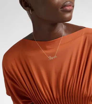 Sydney Evan Love 14kt gold necklace with sapphires | Thumbnail 5 Sydney Evan Love 14kt gold necklace with sapphires | Thumbnail 5