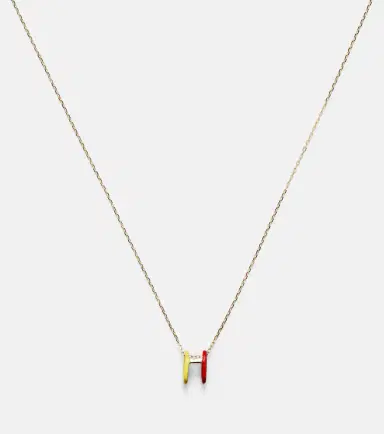 Persée Persée 18kt gold necklace with enamel | Thumbnail 2