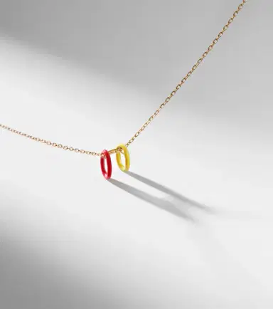 Persée Persée 18kt gold necklace with enamel | Thumbnail 6