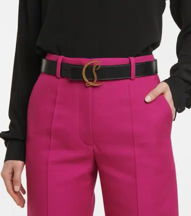 Christian Louboutin CL logo leather belt | Thumbnail 2