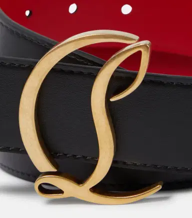 Christian Louboutin CL logo leather belt | Thumbnail 3