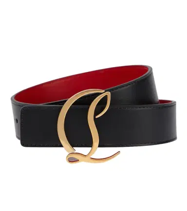 Christian Louboutin CL logo leather belt | Thumbnail 1