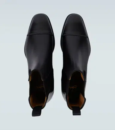 Christian Louboutin Melon leather Chelsea boots | Thumbnail 3 Christian Louboutin Melon leather Chelsea boots | Thumbnail 3