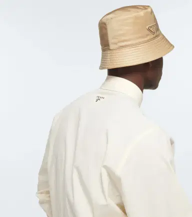 Prada Logo tab bucket hat | Thumbnail 3