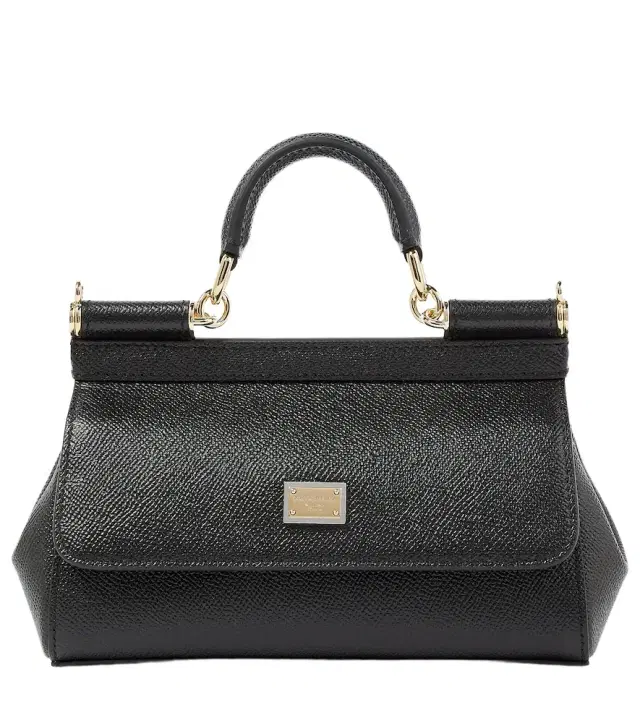 Dolce & Gabbana Sicily Mini leather crossbody bag
