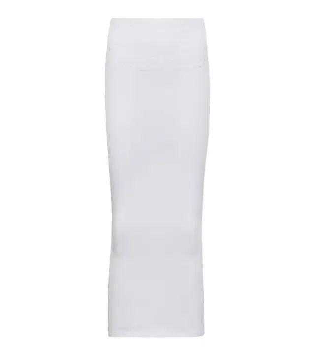 Alaïa Cutout technical midi skirt
