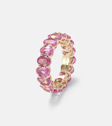 SHAY JEWELRY 18kt gold eternity ring with sapphires | Thumbnail 2