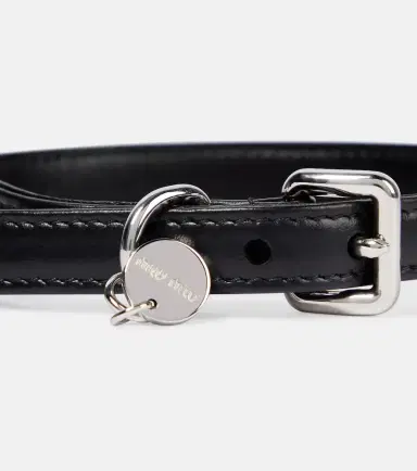 Miu Miu Embellished leather dog collar | Thumbnail 2