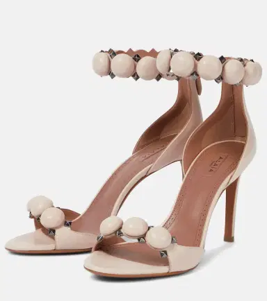Alaïa Alaïa La Bombe 90 leather sandals | Thumbnail 4
