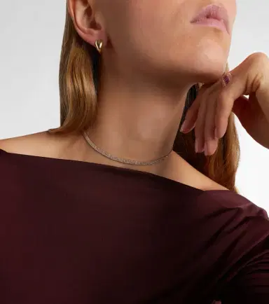 Shay Jewelry 18kt gold choker with diamonds | Thumbnail 2 Shay Jewelry 18kt gold choker with diamonds | Thumbnail 2