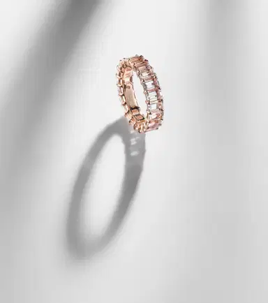Shay Jewelry 18kt rose gold eternity ring with topaz | Thumbnail 5