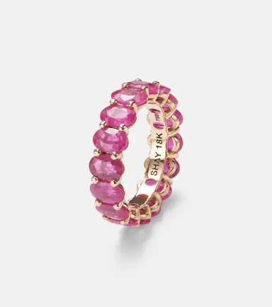 Shay Jewelry 18kt gold eternity ring with rubies | Thumbnail 2 Shay Jewelry 18kt gold eternity ring with rubies | Thumbnail 2
