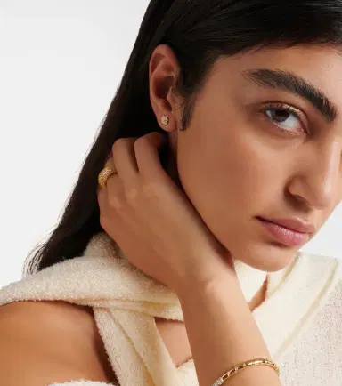 Sophie Bille Brahe Bellis single 18kt yellow gold earring with diamonds | Thumbnail 5 Sophie Bille Brahe Bellis single 18kt yellow gold earring with diamonds | Thumbnail 5