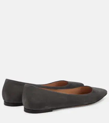 Gianvito Rossi Gianvito suede ballet flats | Thumbnail 3