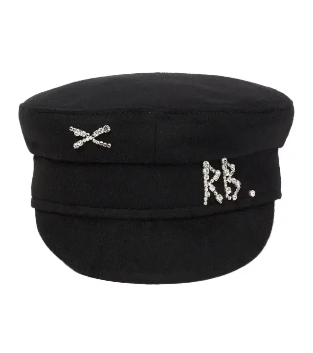 Ruslan Baginskiy Embellished wool baker boy cap