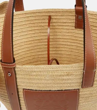 Loewe Elephant Basket raffia tote bag | Thumbnail 2