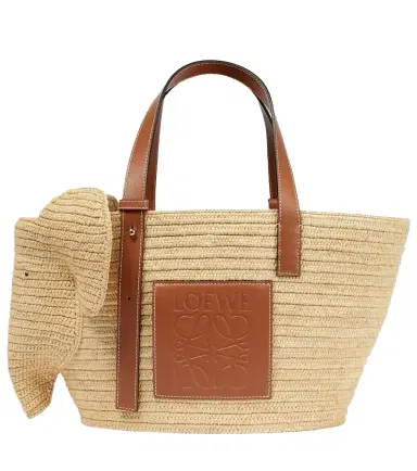 Loewe Elephant Basket raffia tote bag | Thumbnail 1