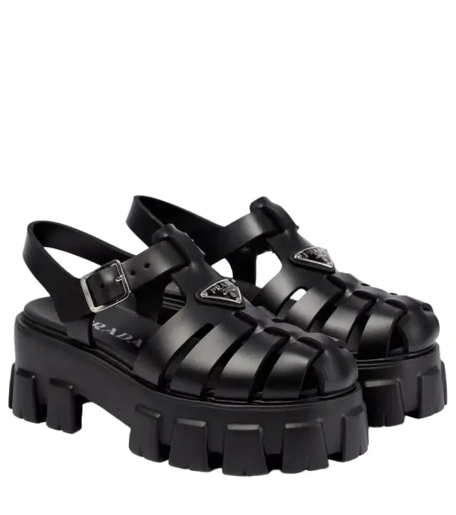 Prada Monolith platform sandals
