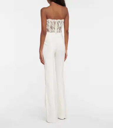 McQueen Guipure lace bustier | Thumbnail 4