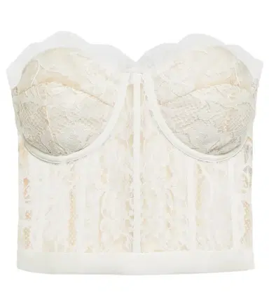 McQueen Guipure lace bustier | Thumbnail 1