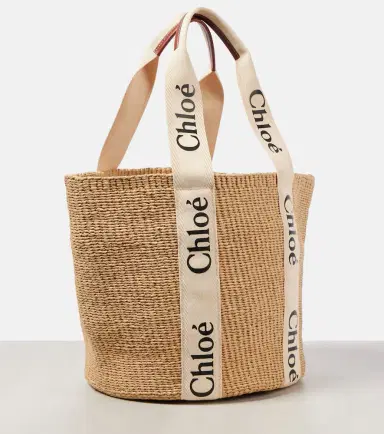 Chloe Chloé x Mifuko Woody Large raffia tote | Thumbnail 3 Chloe Chloé x Mifuko Woody Large raffia tote | Thumbnail 3