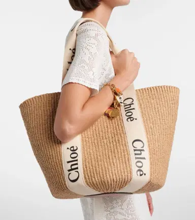 Chloe Chloé x Mifuko Woody Large raffia tote | Thumbnail 7 Chloe Chloé x Mifuko Woody Large raffia tote | Thumbnail 7