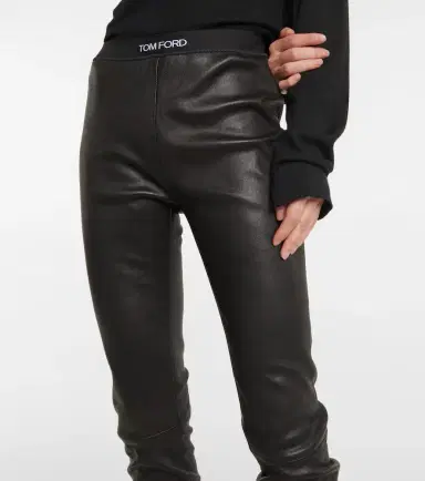 Tom Ford Leather leggings | Thumbnail 4