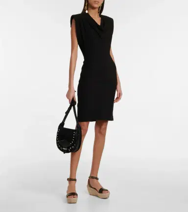 Isabel Marant Rosemay cowl-neck cotton minidress | Thumbnail 3 Isabel Marant Rosemay cowl-neck cotton minidress | Thumbnail 3