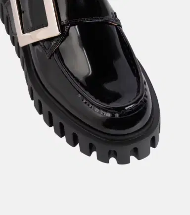 Roger Vivier Viv' Go-Thick patent leather platform loafers | Thumbnail 4