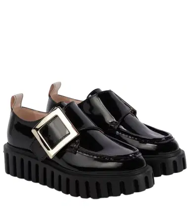 Roger Vivier Viv' Go-Thick patent leather platform loafers | Thumbnail 1